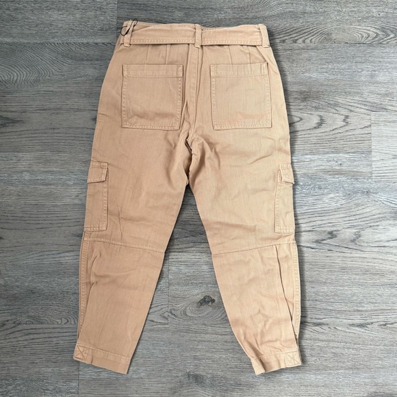 Banana Republic Factory Utility Cargo Pant - Size 00 Petite - Iced Latte - NWOT - Picture 3 of 10